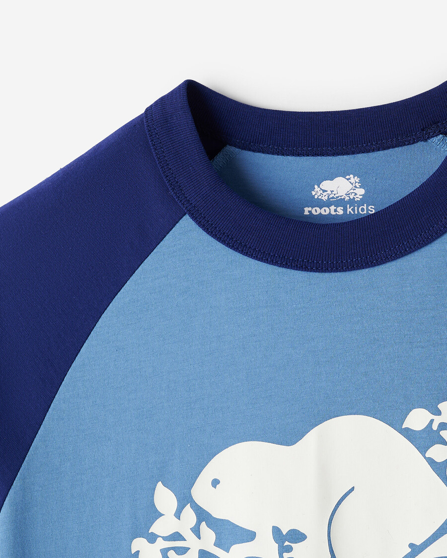 t-shirt à manches courtes de baseball cooper pour enfants