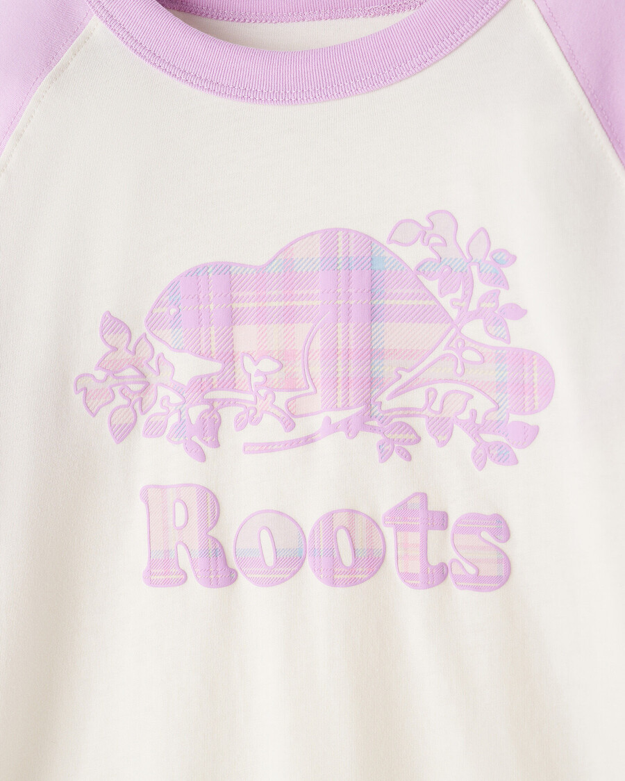 t-shirt de baseball à carreaux pour enfants