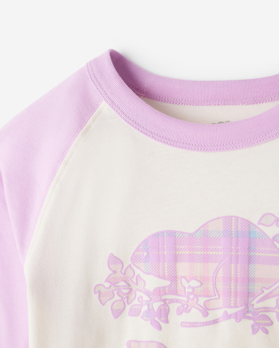 t-shirt de baseball à carreaux pour enfants