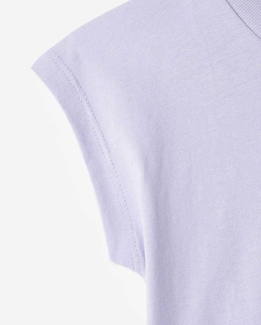 t-shirt sans manches à coupe carrée pour petites filles