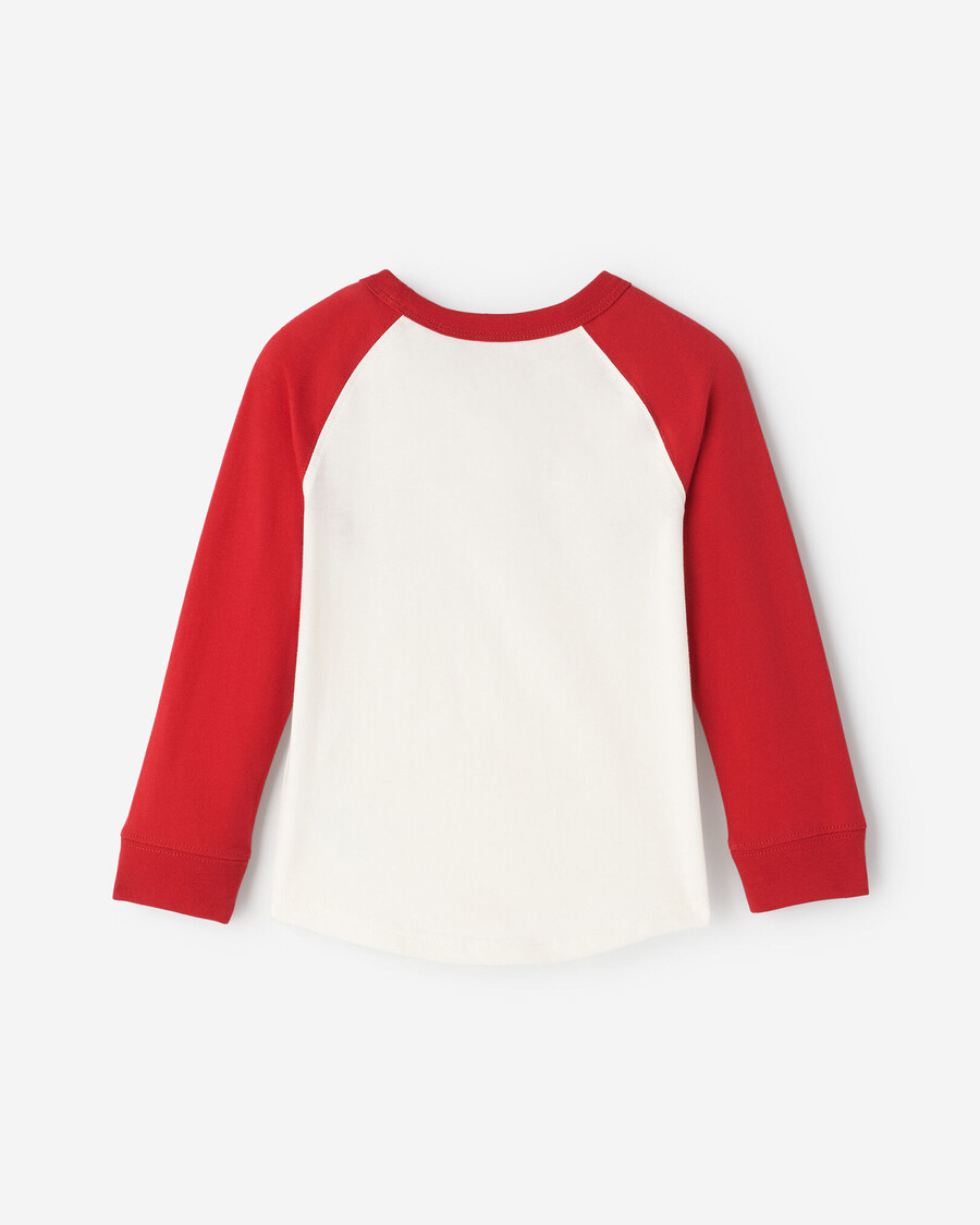 t-shirt de baseball à carreaux pour tout-petit