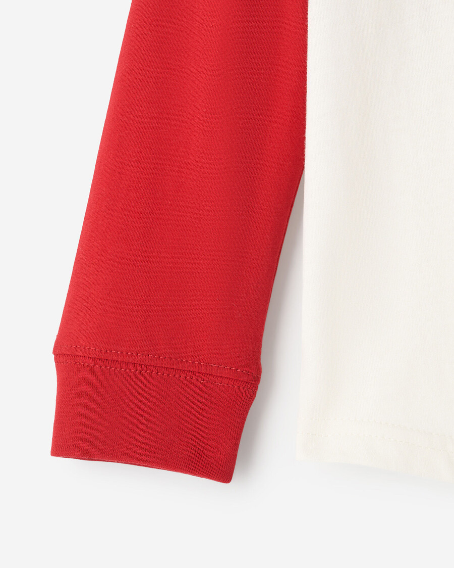 t-shirt de baseball à carreaux pour tout-petit