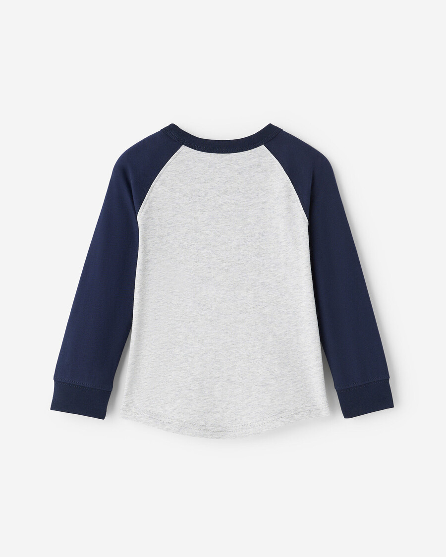 t-shirt de baseball à carreaux pour tout-petit