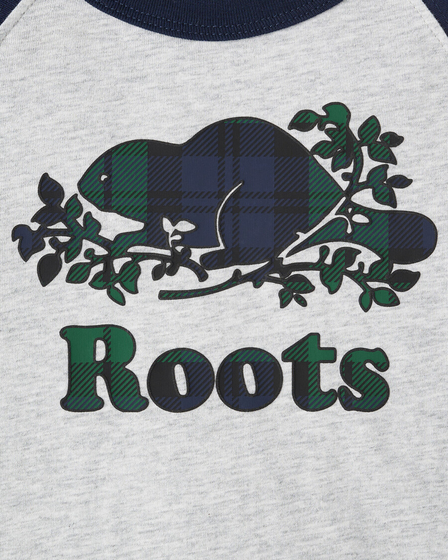 t-shirt de baseball à carreaux pour tout-petit