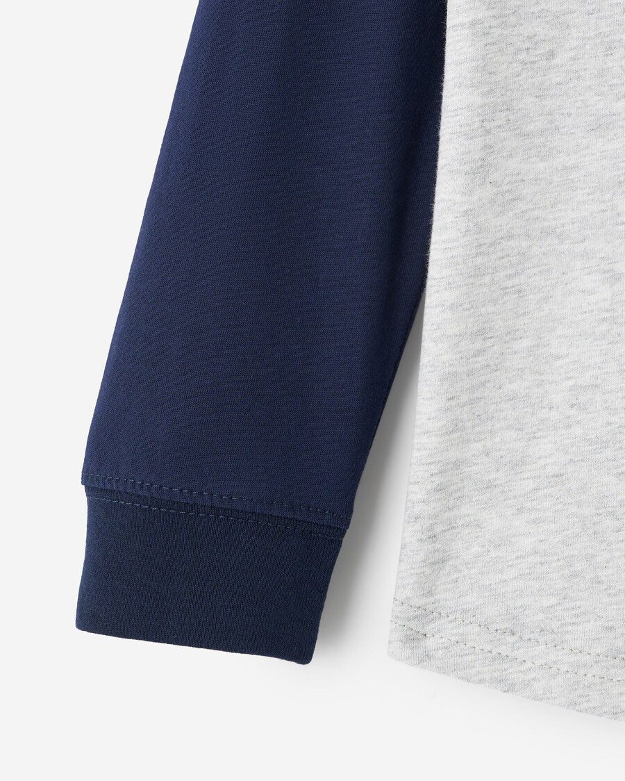 t-shirt de baseball à carreaux pour tout-petit