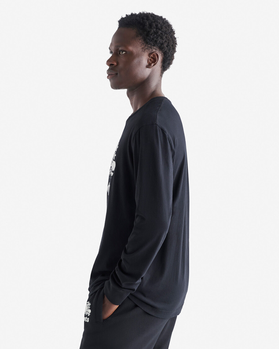 t-shirt à manches longues pour homme en coton bio cooper beaver