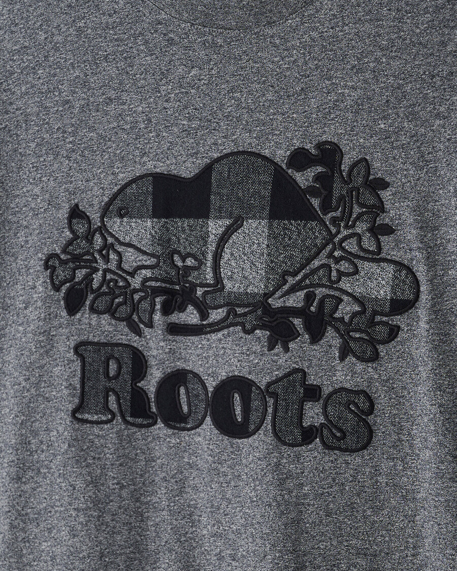 t-shirt à carreaux cooper pour homme