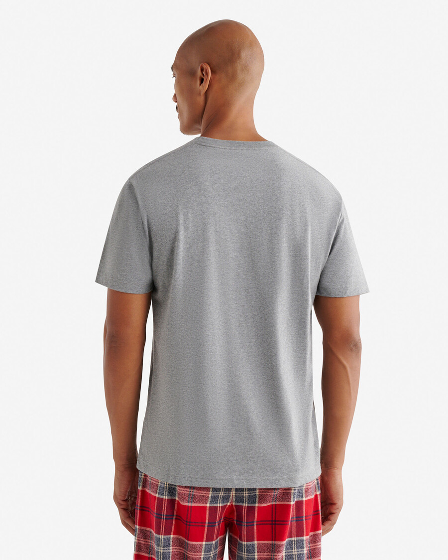 t-shirt à carreaux cooper pour homme