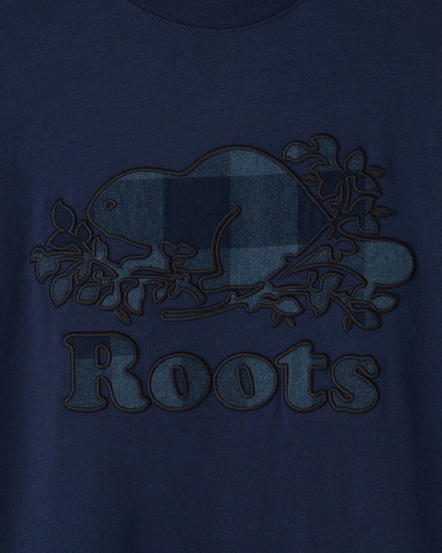 t-shirt à carreaux cooper pour homme