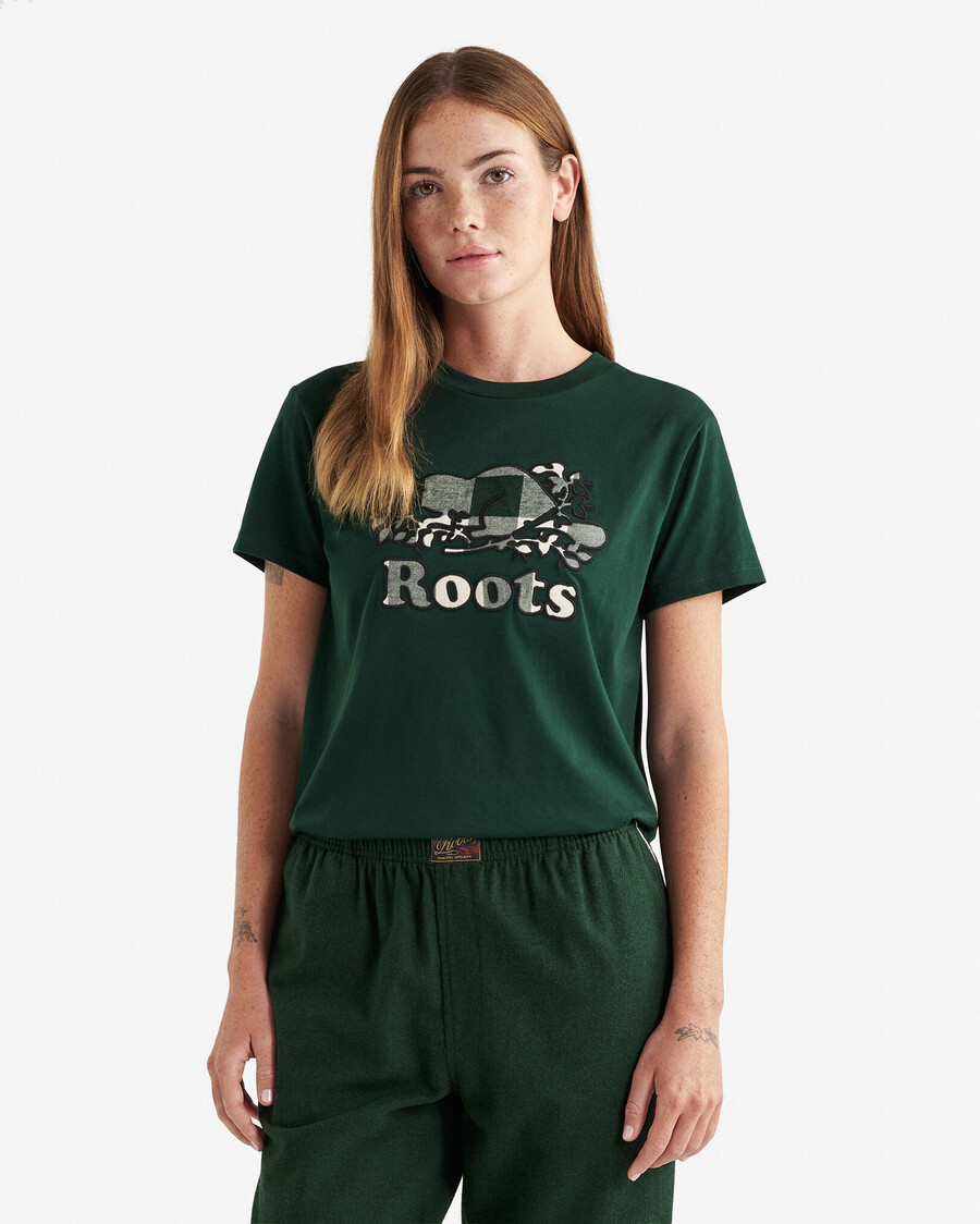 t-shirt à carreaux cooper pour femme