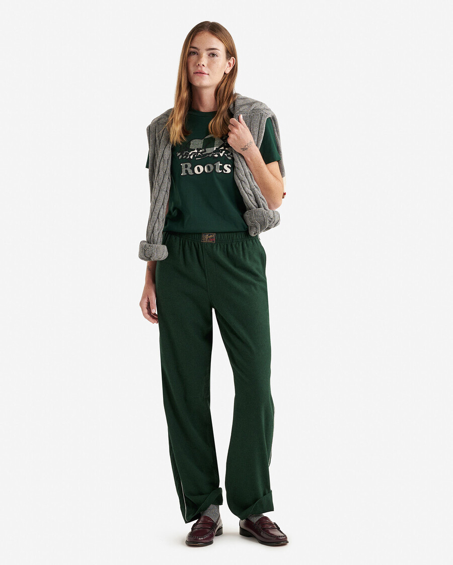 t-shirt à carreaux cooper pour femme