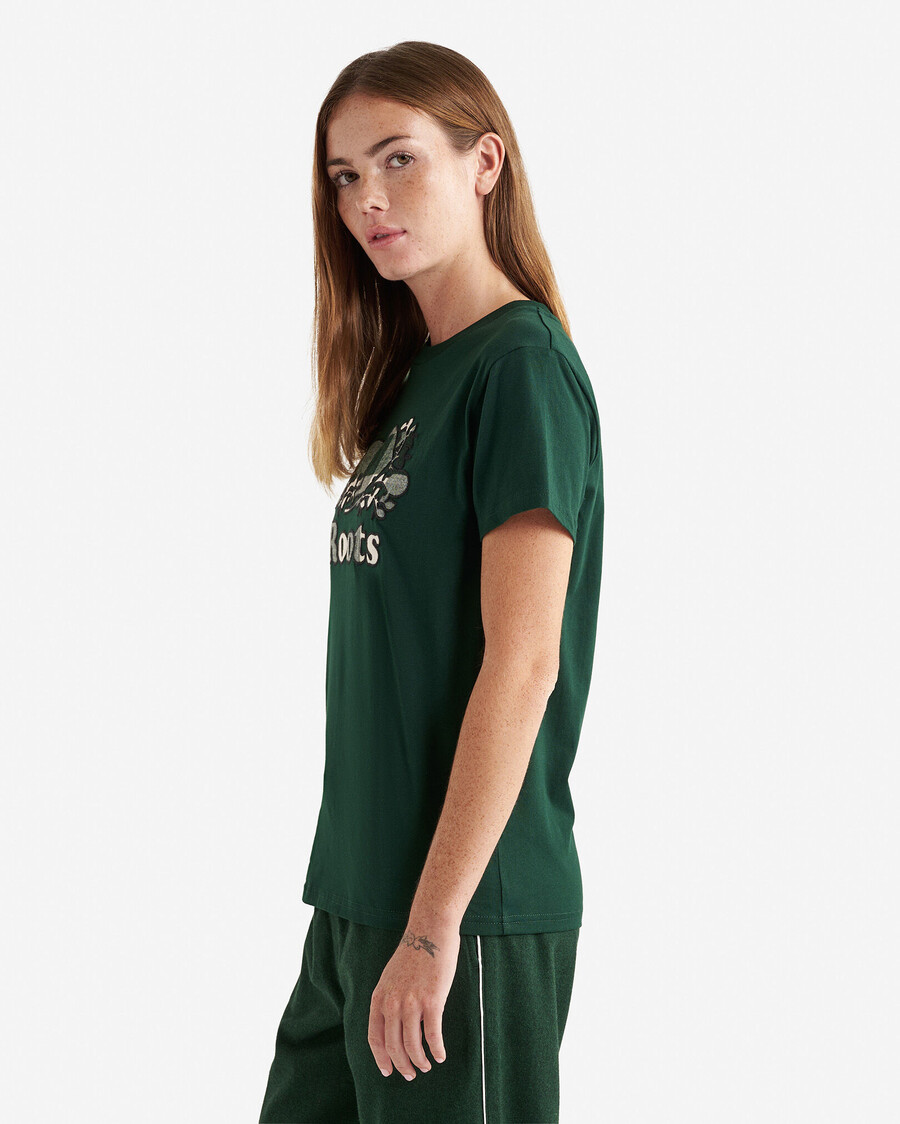 t-shirt à carreaux cooper pour femme