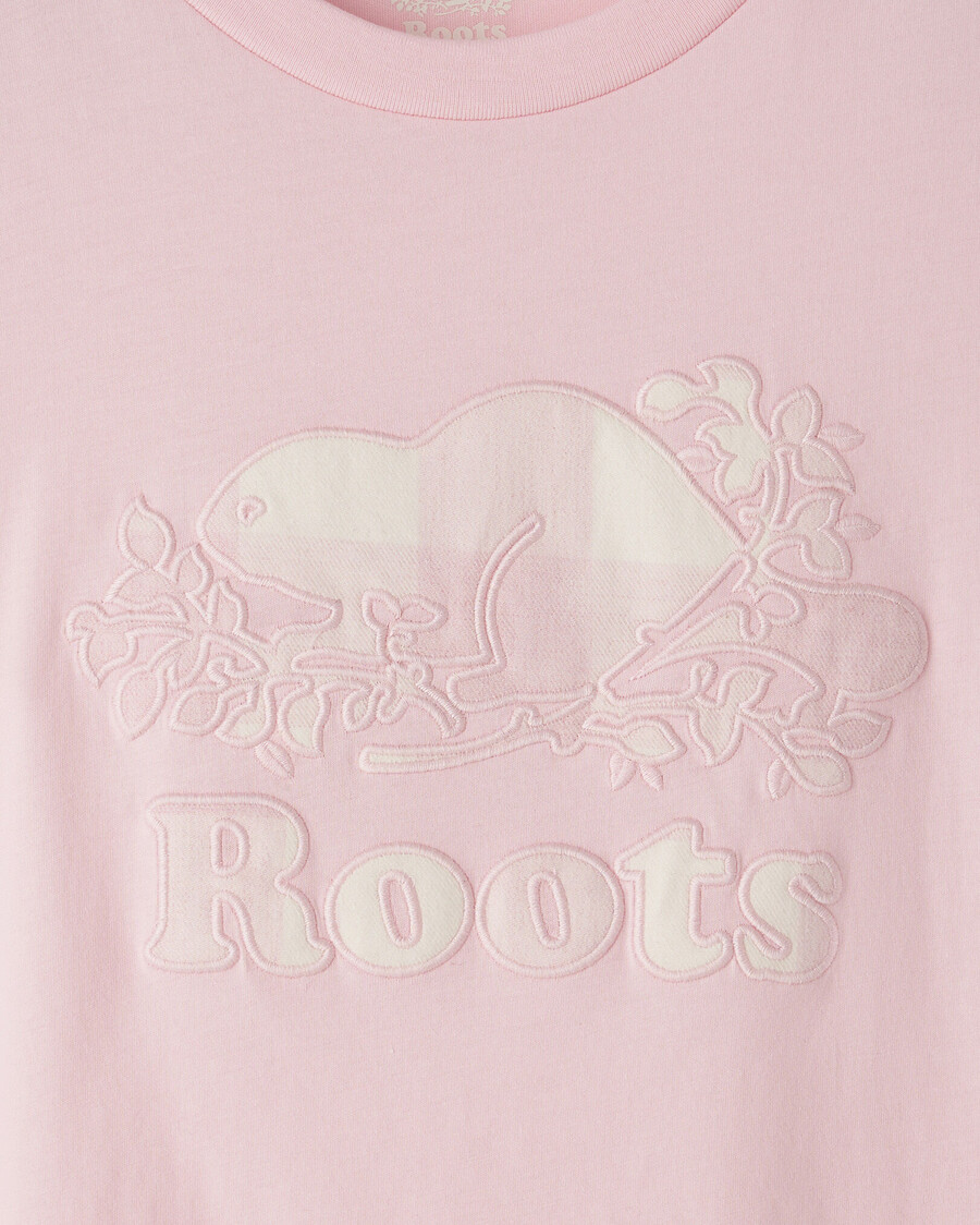 t-shirt à carreaux cooper pour femme