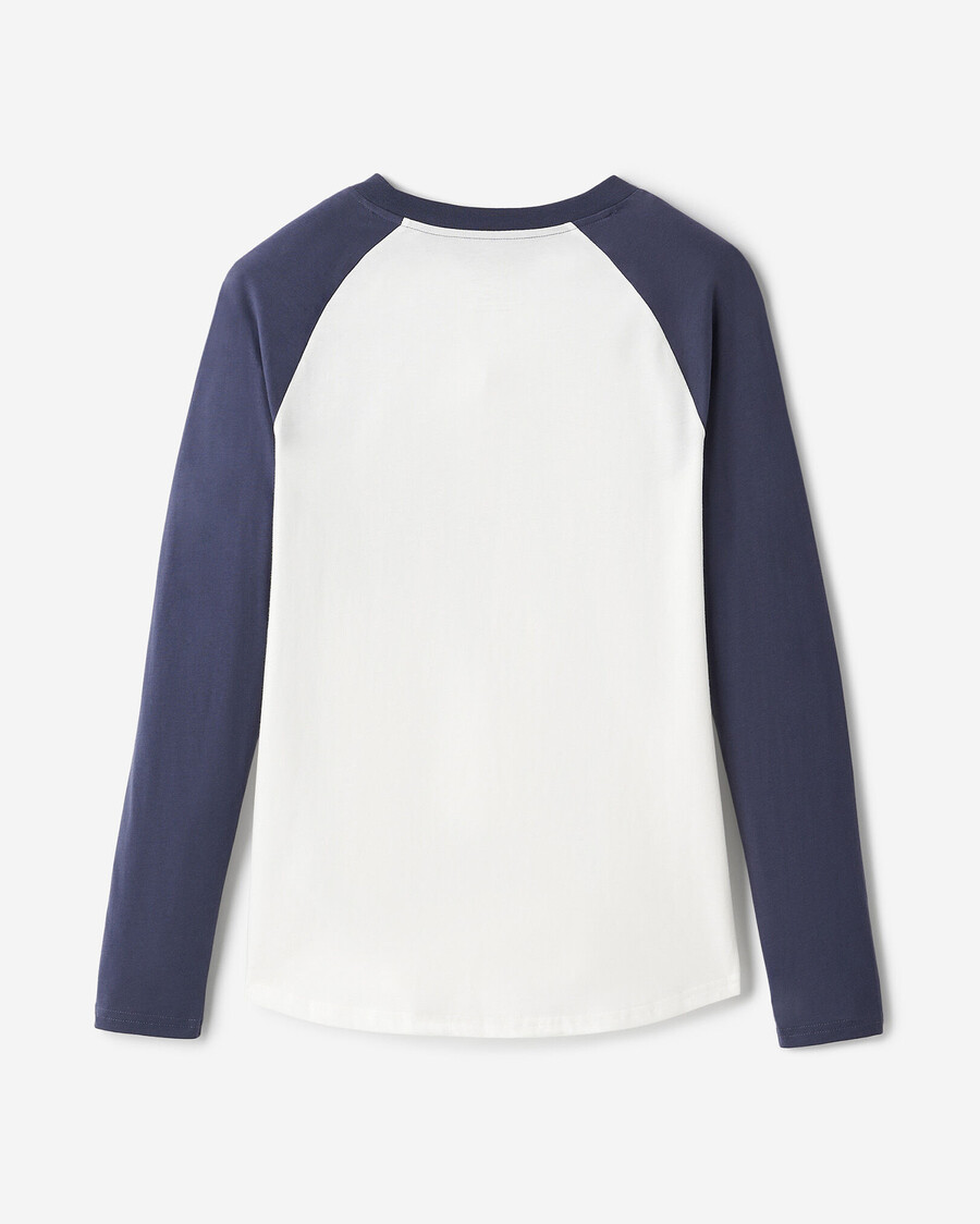 t-shirt à manches longues à carreaux cooper pour femme