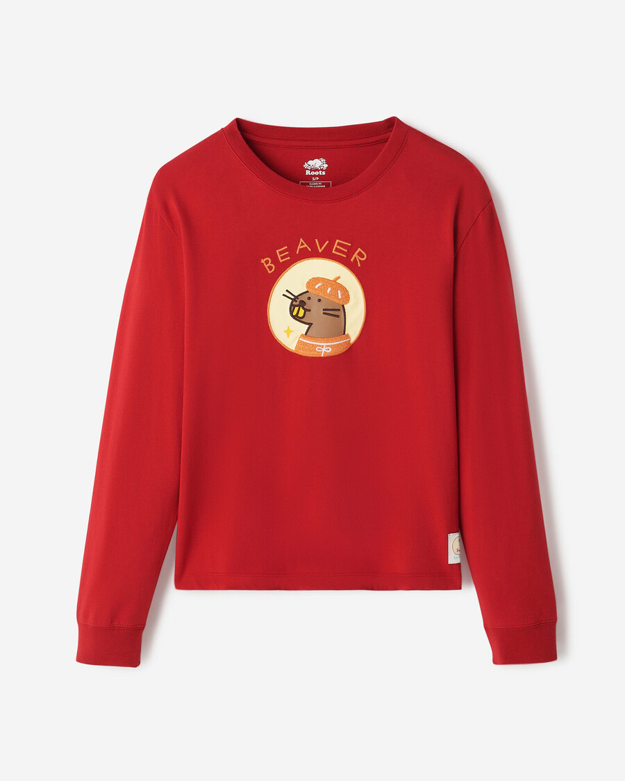 t-shirt à manches longues pour femmes année du cheval