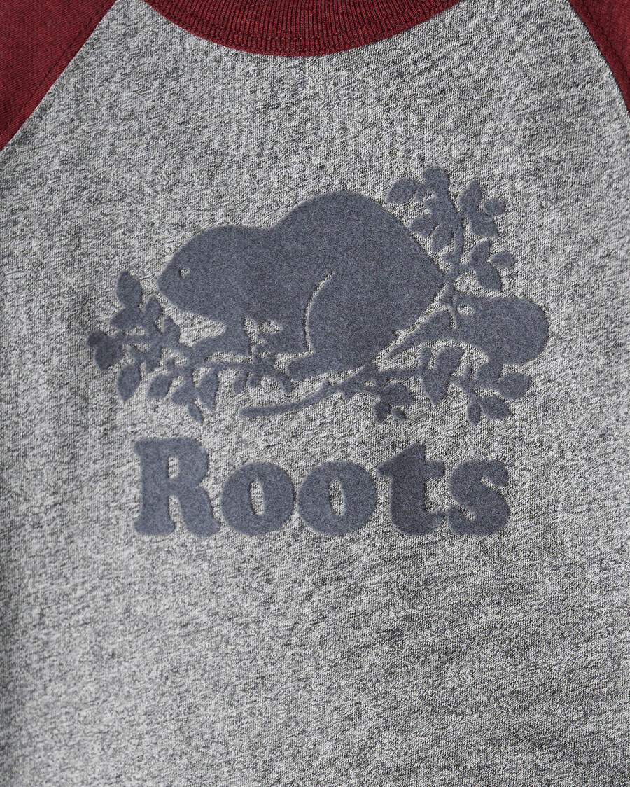 t-shirt de baseball baby organic cooper