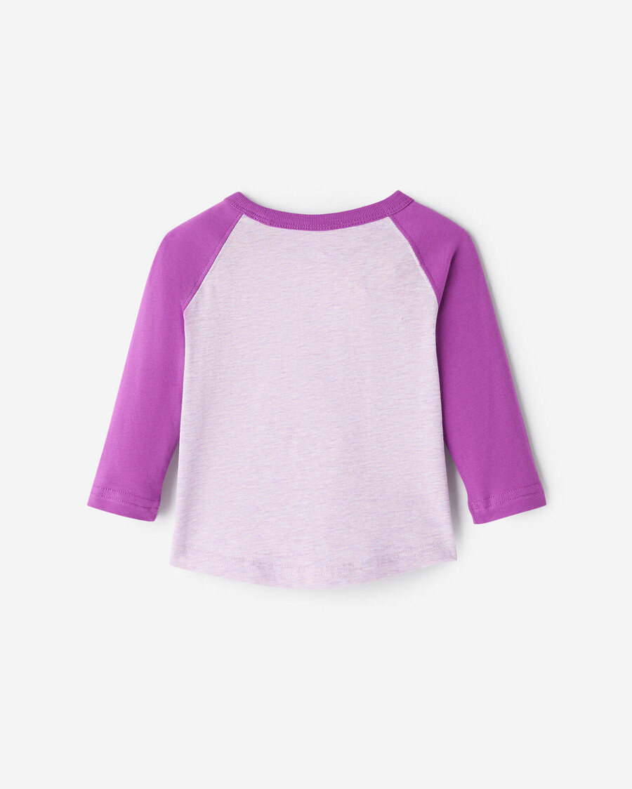 t-shirt de baseball baby organic cooper