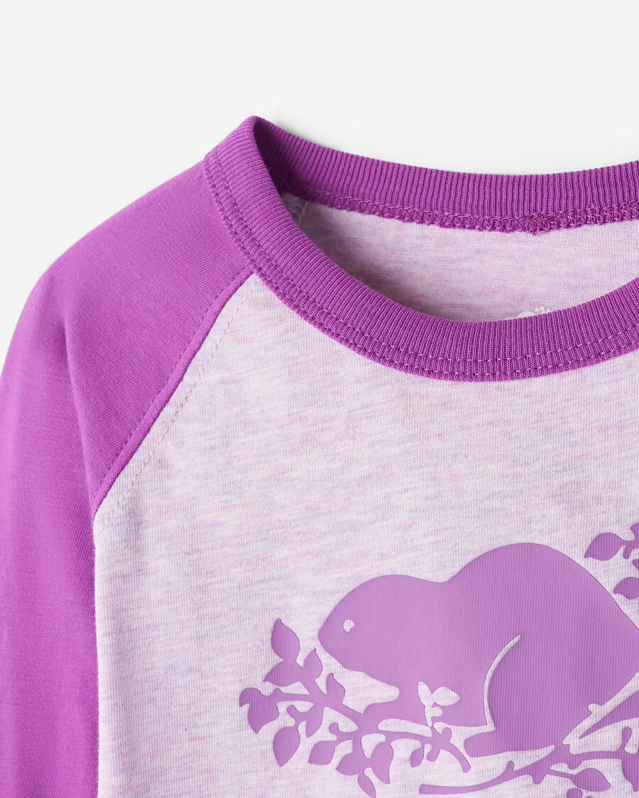 t-shirt de baseball baby organic cooper