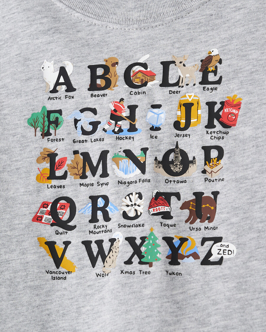 t-shirt bébé abc du canada