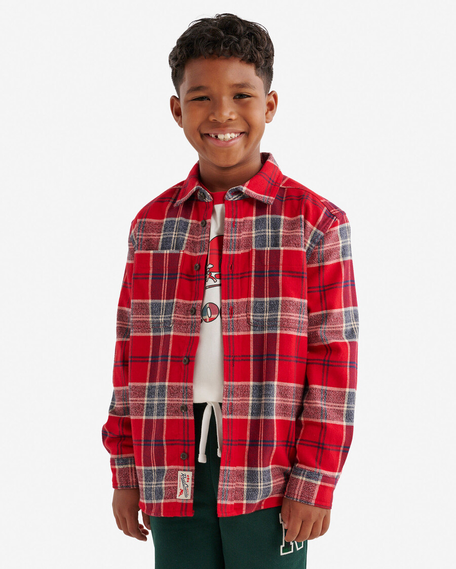 chemise à carreaux pour enfants