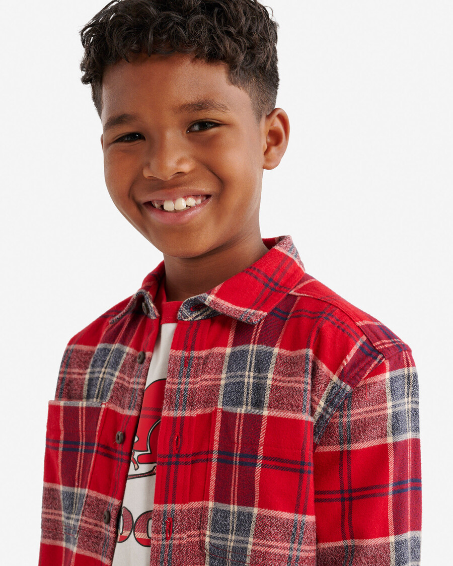 chemise à carreaux pour enfants