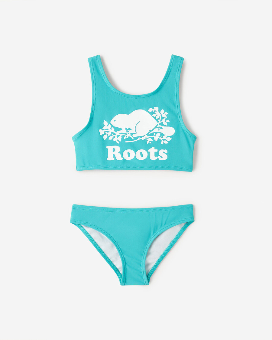 maillot de bain deux pièces cooper pour petites filles