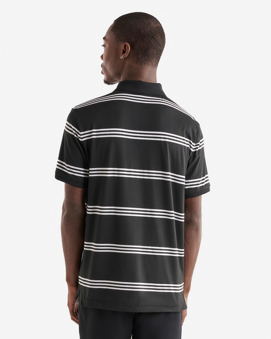 polo rayé en maille renew