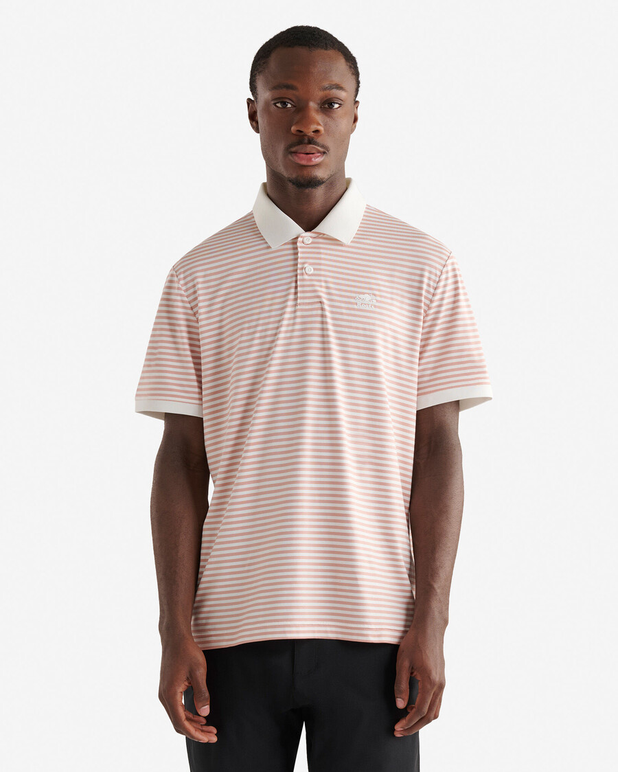 polo rayé en maille renew