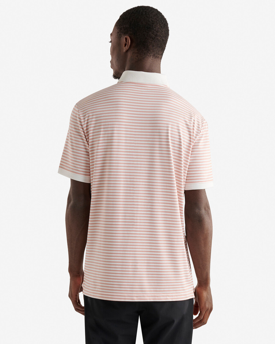 polo rayé en maille renew