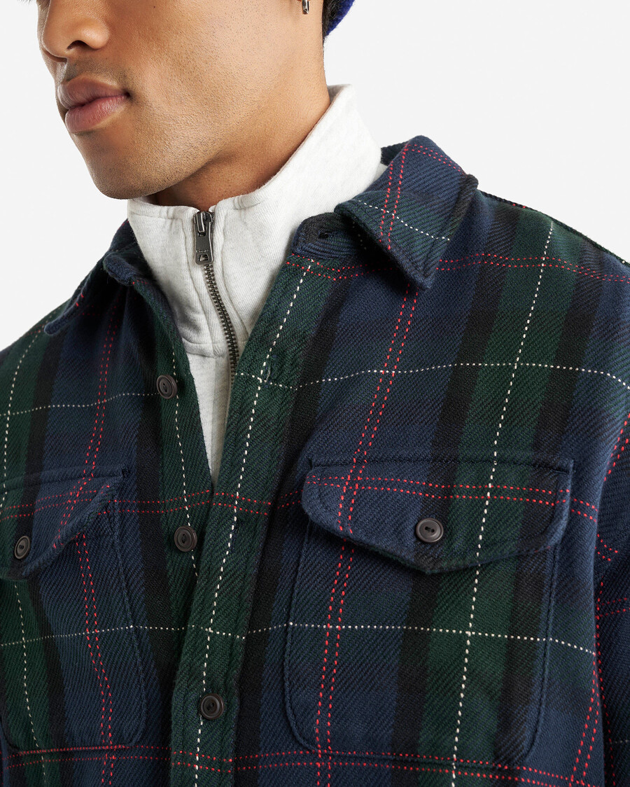 chemise décontractée en sergé de cyprès