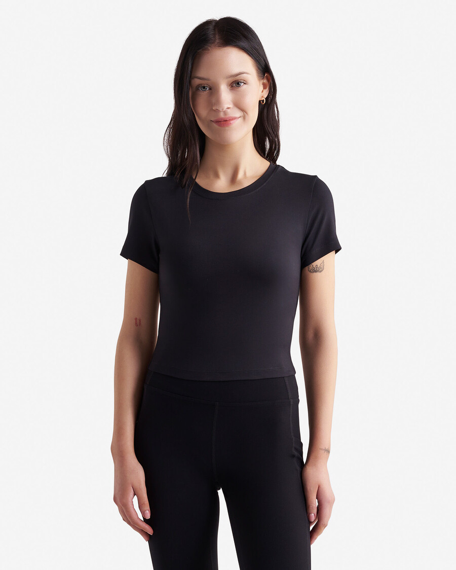 t-shirt court en maille renew