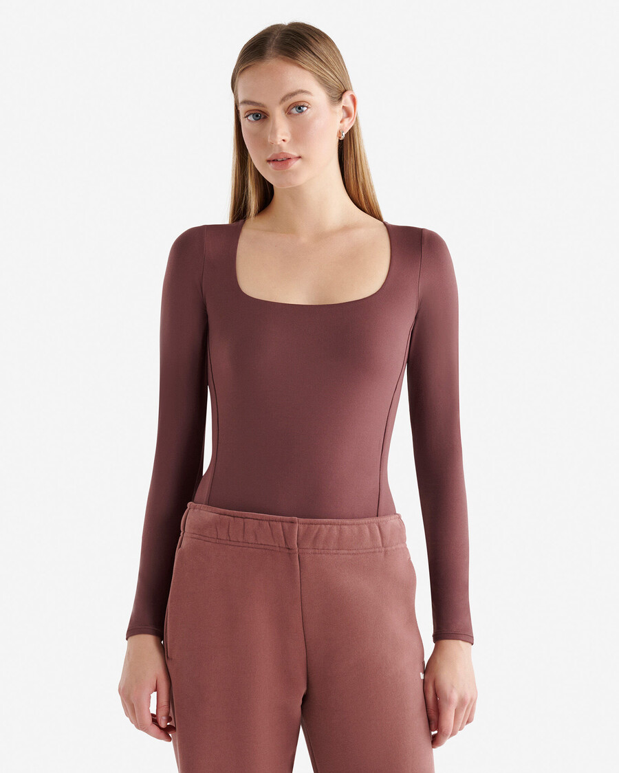body à manches longues en maille renew