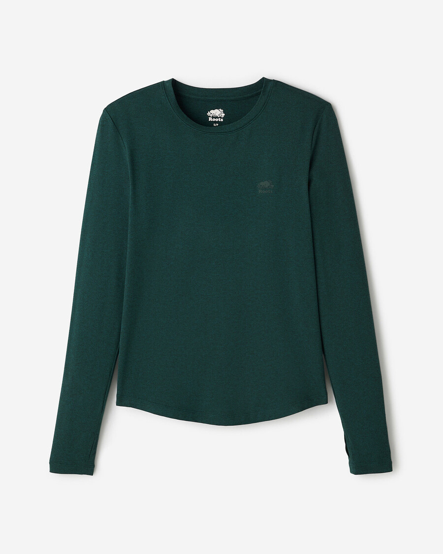 haut classique à manches longues renew knit