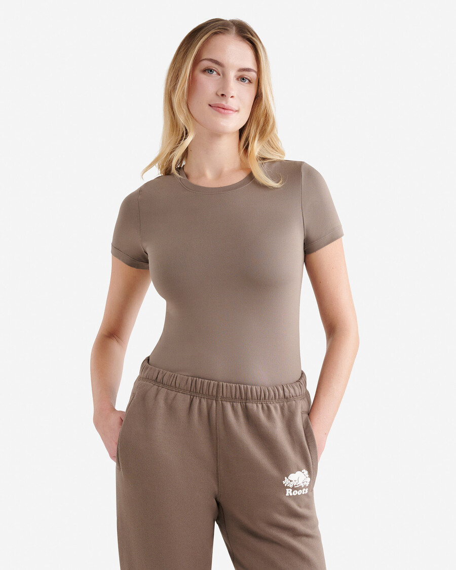 t-shirt à manches courtes renew knit