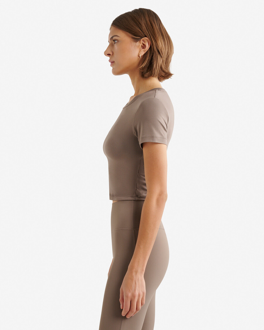 t-shirt court en maille renew