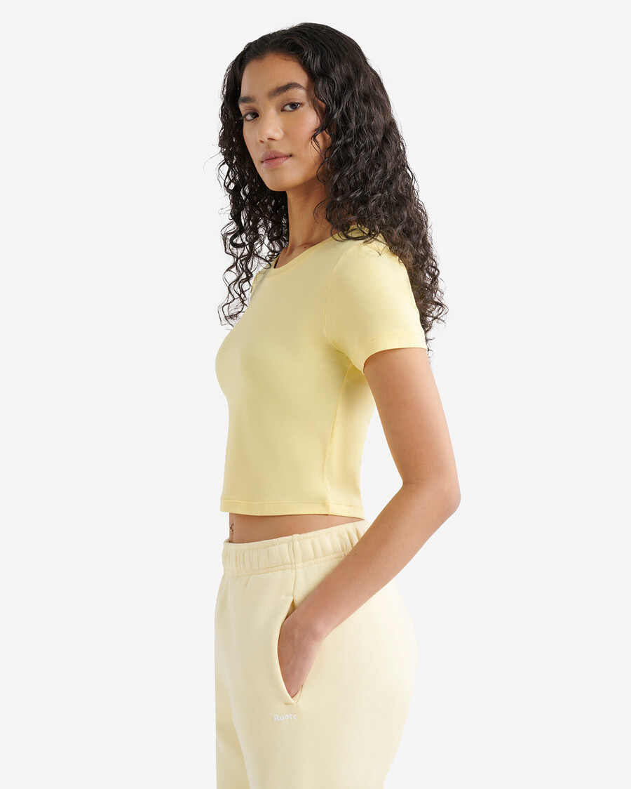 t-shirt court en maille renew